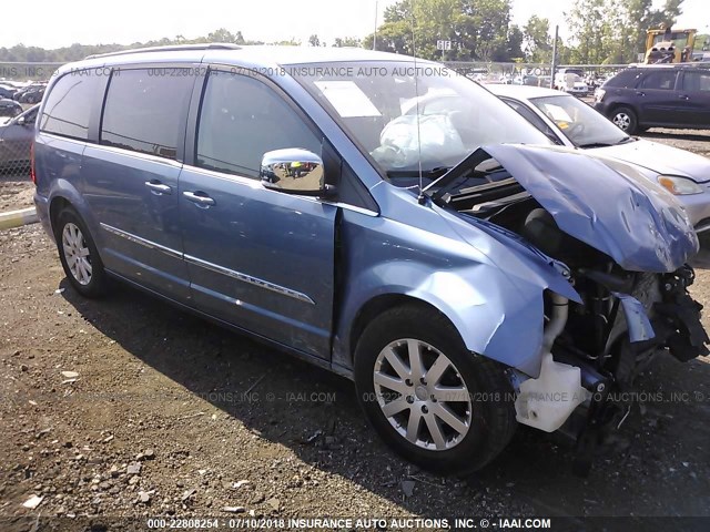2A4RR8DG2BR758962 - 2011 CHRYSLER TOWN & COUNTRY TOURING L BLUE photo 1