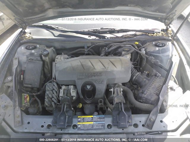 2G2WP552061109881 - 2006 PONTIAC GRAND PRIX BLUE photo 10