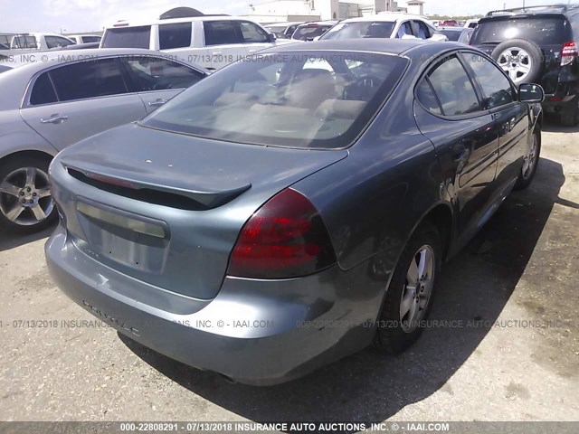 2G2WP552061109881 - 2006 PONTIAC GRAND PRIX BLUE photo 4