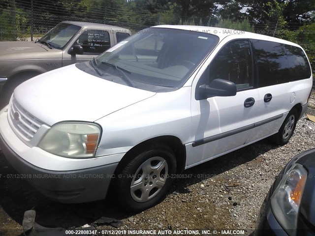 2FTZA54685BA81304 - 2005 FORD FREESTAR WHITE photo 2