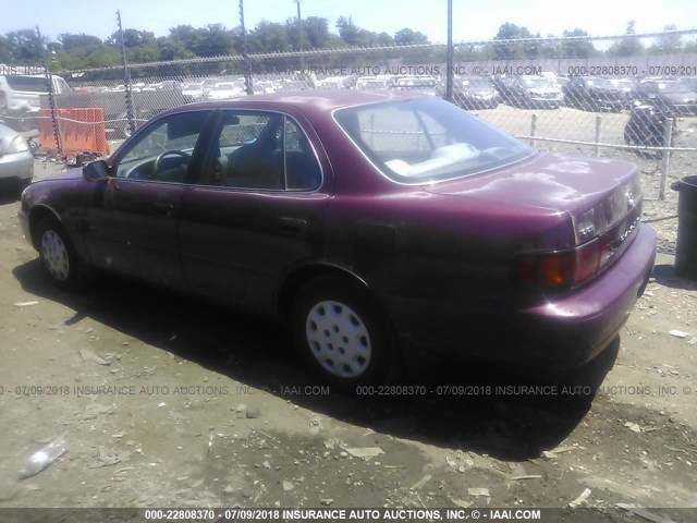 4T1BG12K5TU692998 - 1996 TOYOTA CAMRY DX/LE/XLE BURGUNDY photo 3