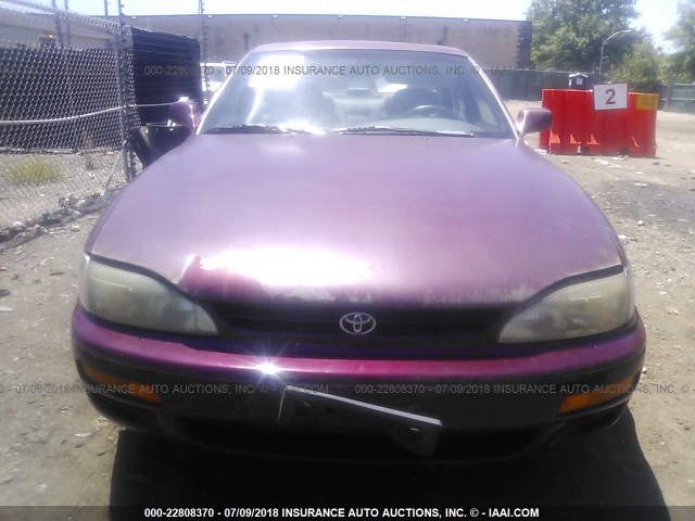 4T1BG12K5TU692998 - 1996 TOYOTA CAMRY DX/LE/XLE BURGUNDY photo 6