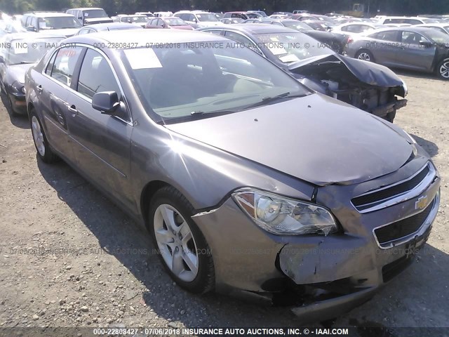 1G1ZB5E13BF352661 - 2011 CHEVROLET MALIBU LS GRAY photo 1