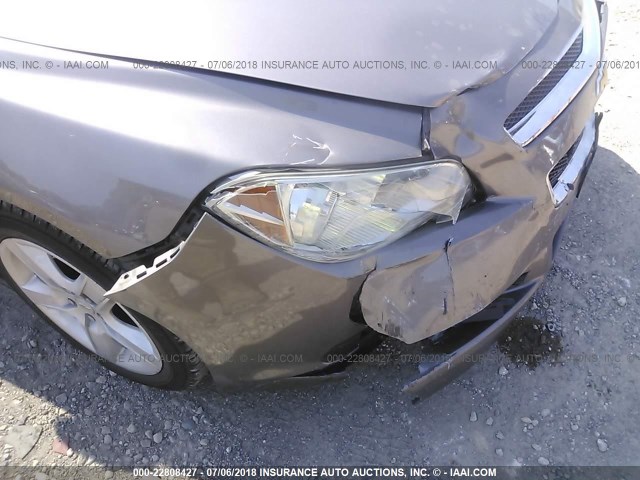 1G1ZB5E13BF352661 - 2011 CHEVROLET MALIBU LS GRAY photo 6