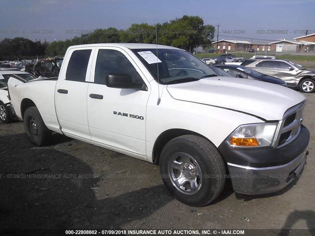 1D7RB1GK4BS515224 - 2011 DODGE RAM 1500 WHITE photo 1