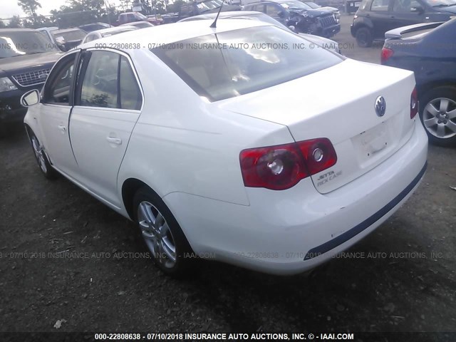 3VWEF71K47M139436 - 2007 VOLKSWAGEN JETTA WOLFSBURG 白色 照片 3