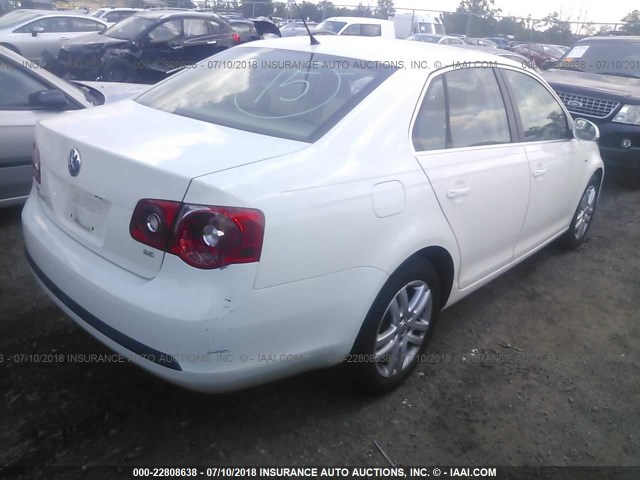 3VWEF71K47M139436 - 2007 VOLKSWAGEN JETTA WOLFSBURG 白色 照片 4