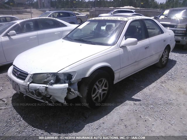 4T1BG22K41U842764 - 2001 TOYOTA CAMRY CE/LE/XLE WHITE photo 2