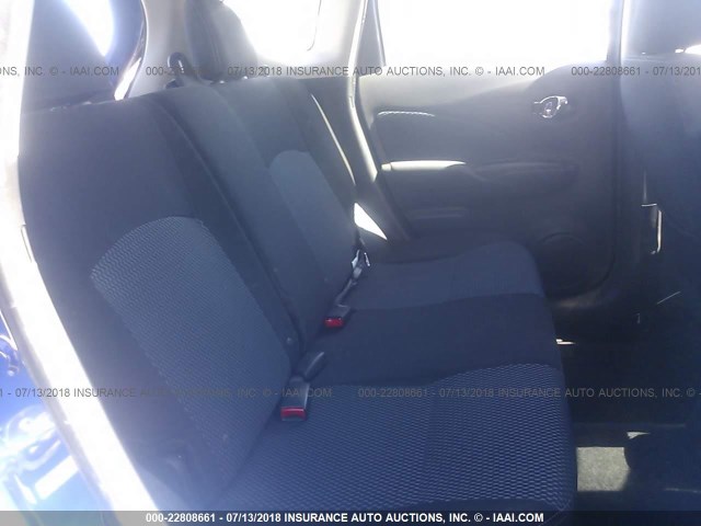 3N1CE2CP3FL441753 - 2015 NISSAN VERSA NOTE S/S PLUS/SV/SL/SR BLUE photo 8