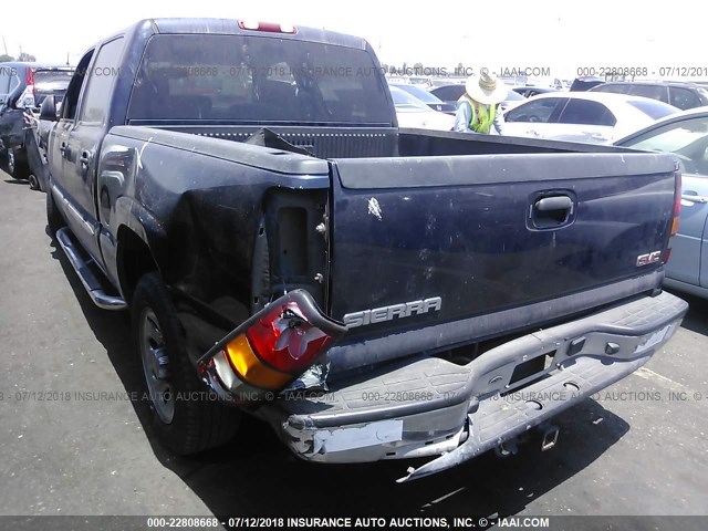 2GTEC13T651174644 - 2005 GMC NEW SIERRA C1500 Dark Blue photo 3