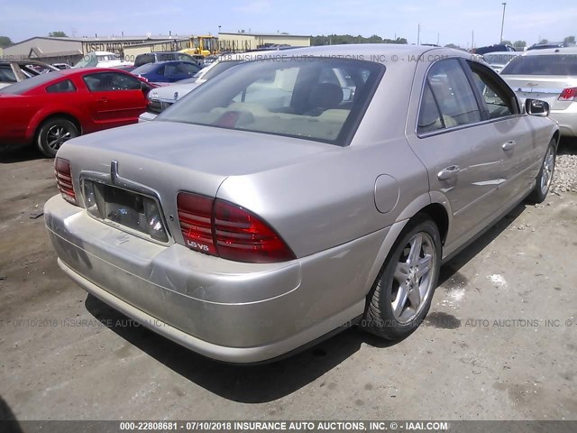 1LNHM87A62Y624549 - 2002 LINCOLN LS 金色 照片 4