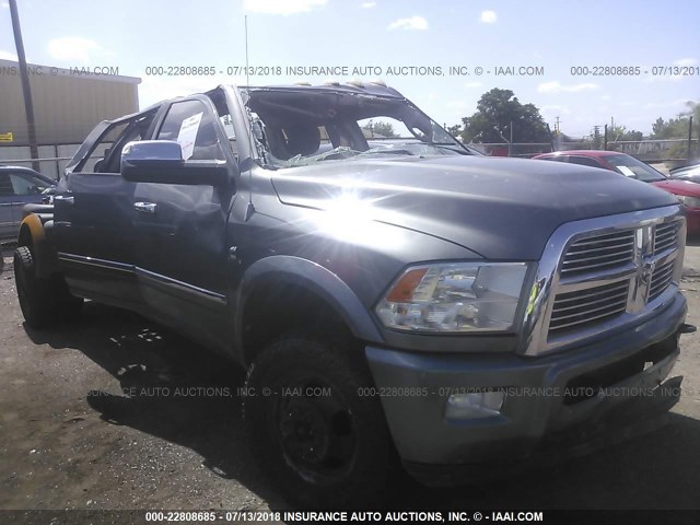 3C63DRKL0CG302828 - 2012 DODGE RAM 3500 LONGHORN GRAY photo 1