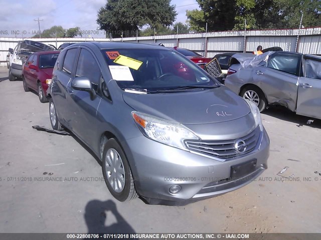 3N1CE2CP4EL397373 - 2014 NISSAN VERSA NOTE S/S PLUS/SV/SL GRAY photo 1