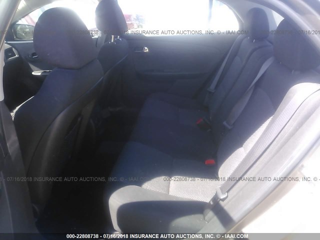 1G1ZC5E06CF156235 - 2012 CHEVROLET MALIBU 1LT ფერფლისფერი ფოტო 8