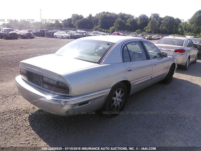 1G4CW54K554100482 - 2005 BUICK PARK AVENUE  BEIGE photo 4