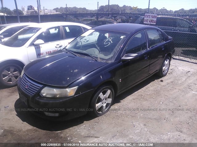 1G8AL55F86Z146134 - 2006 SATURN ION LEVEL 3 BLACK photo 2