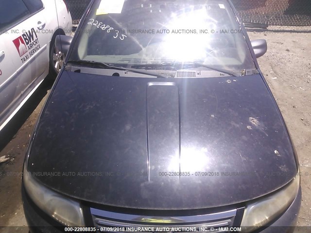 1G8AL55F86Z146134 - 2006 SATURN ION LEVEL 3 BLACK photo 6