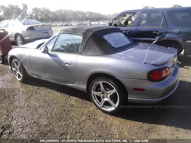 JM1NB354340406597 - 2004 MAZDA MX-5 MIATA SPEED SILVER photo 3