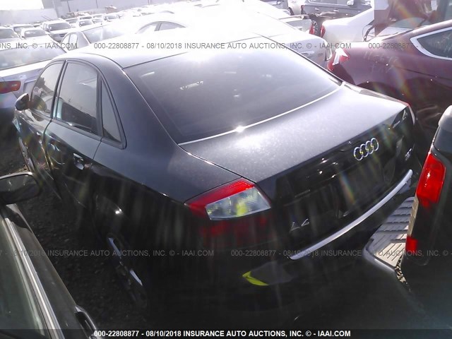 WAULC68E43A320652 - 2003 AUDI A4 1.8T QUATTRO BLACK photo 3