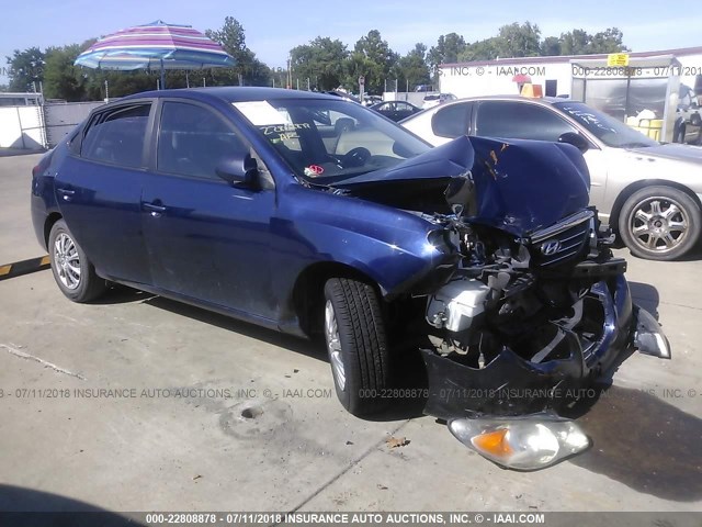 KMHDU46D57U143676 - 2007 HYUNDAI ELANTRA GLS/SE/LIMITED BLUE photo 1