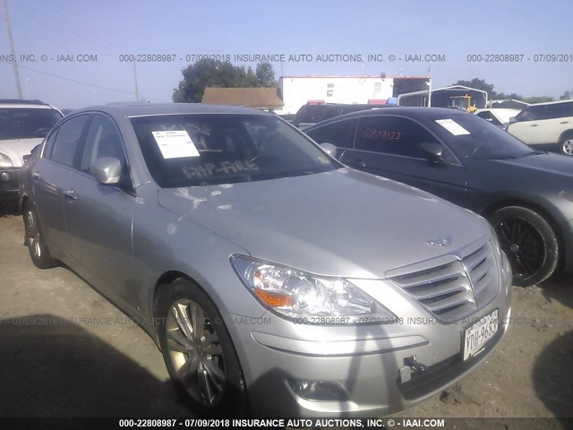 KMHGC46FX9U044212 - 2009 HYUNDAI GENESIS 4.6L SILVER photo 1