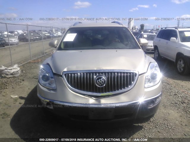 5GAER23708J114300 - 2008 BUICK ENCLAVE CXL 金色 照片 6