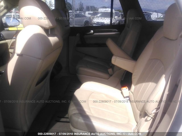 5GAER23708J114300 - 2008 BUICK ENCLAVE CXL 金色 照片 8