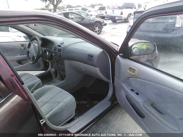 2T1BR12E3XC135065 - 1999 TOYOTA COROLLA VE/CE/LE MAROON photo 5