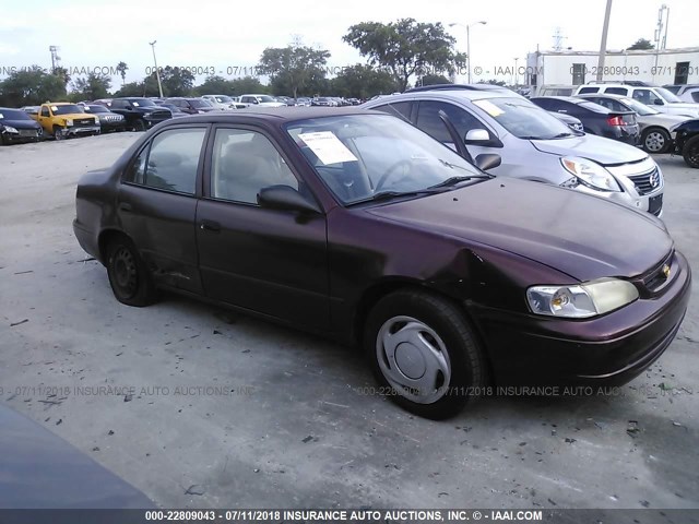 2T1BR12E3XC135065 - 1999 TOYOTA COROLLA VE/CE/LE MAROON photo 6