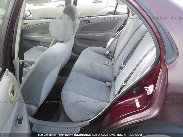 2T1BR12E3XC135065 - 1999 TOYOTA COROLLA VE/CE/LE MAROON photo 8