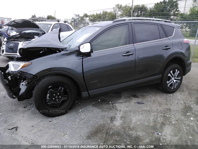 JTMZFREV4HJ130464 - 2017 TOYOTA RAV4 LE BLUE photo 2