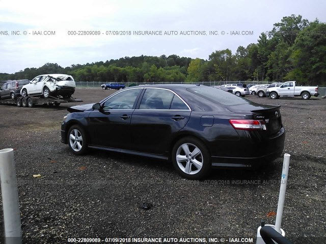 4T1BF3EK9BU677655 - 2011 TOYOTA CAMRY SE/LE/XLE 黑色 照片 3