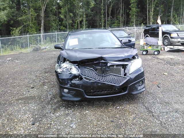 4T1BF3EK9BU677655 - 2011 TOYOTA CAMRY SE/LE/XLE 黑色 照片 6
