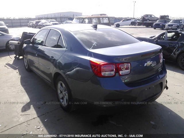 1G11B5SL0FF283095 - 2015 CHEVROLET MALIBU LS BLUE photo 3