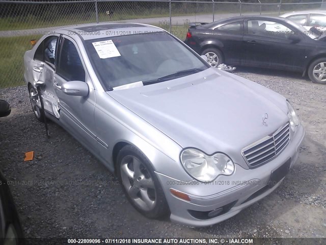 WDBRF52H26E020119 - 2006 MERCEDES-BENZ C GENERATION 2006 230 GRAY photo 1