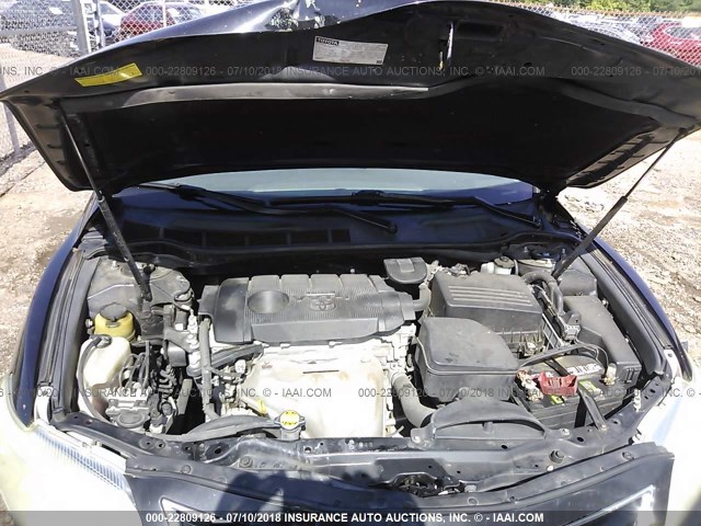 4T1BF3EK3BU119235 - 2011 TOYOTA CAMRY SE/LE/XLE შავი ფოტო 10