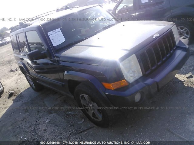 1J8HG48N96C165468 - 2006 JEEP COMMANDER BLUE photo 1