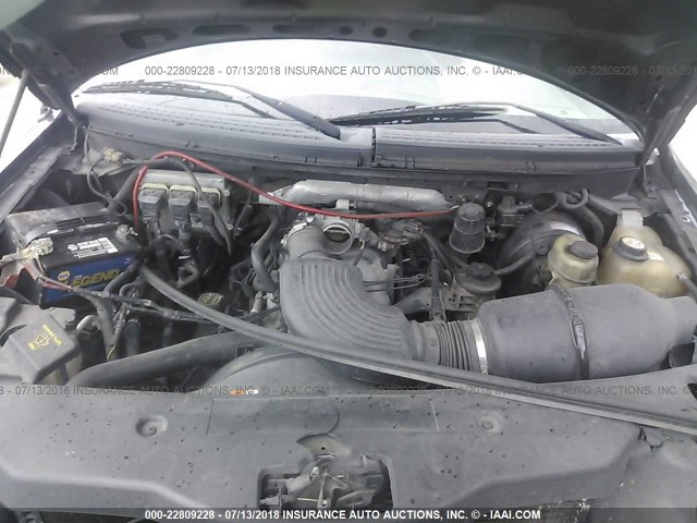 1FTRW12W06KC17235 - 2006 FORD F150 SUPERCREW შავი ფოტო 10