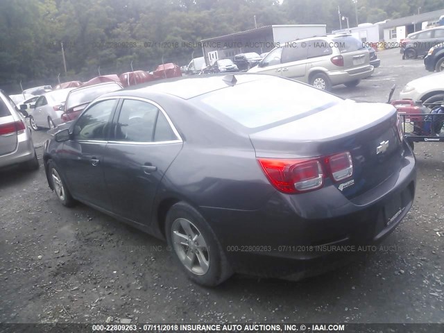 1G11B5SA1DF212757 - 2013 CHEVROLET MALIBU LS GRAY photo 3
