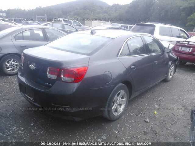 1G11B5SA1DF212757 - 2013 CHEVROLET MALIBU LS GRAY photo 4