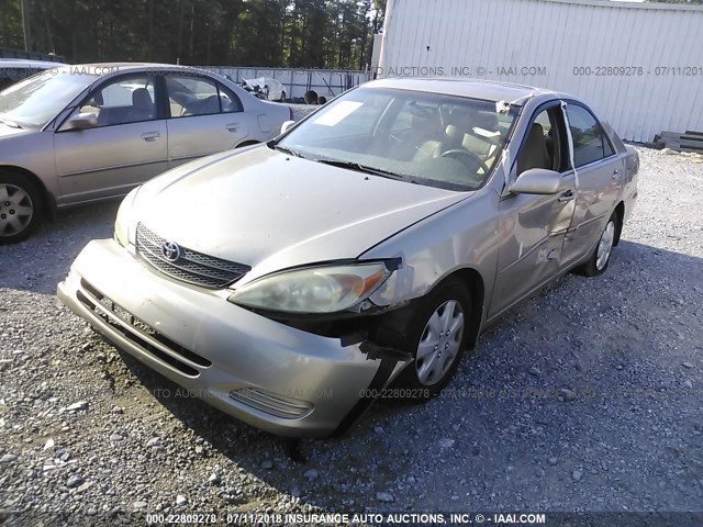 4T1BE32K63U733320 - 2003 TOYOTA CAMRY LE/XLE/SE 金色 照片 2