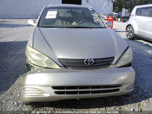 4T1BE32K63U733320 - 2003 TOYOTA CAMRY LE/XLE/SE 金色 照片 6