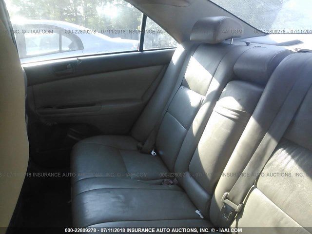 4T1BE32K63U733320 - 2003 TOYOTA CAMRY LE/XLE/SE 金色 照片 8