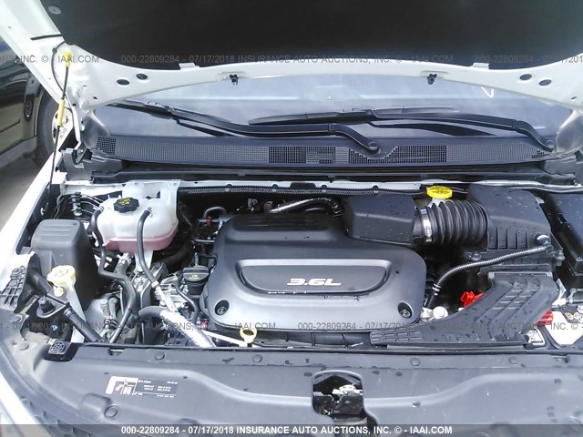 2C4RC1FGXJR122705 - 2018 CHRYSLER PACIFICA TOURING PLUS WHITE photo 10