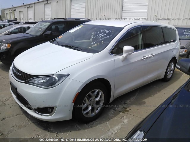 2C4RC1FGXJR122705 - 2018 CHRYSLER PACIFICA TOURING PLUS WHITE photo 2