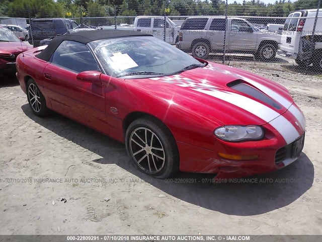 2G1FP32G522110666 - 2002 CHEVROLET CAMARO Z28 RED photo 1