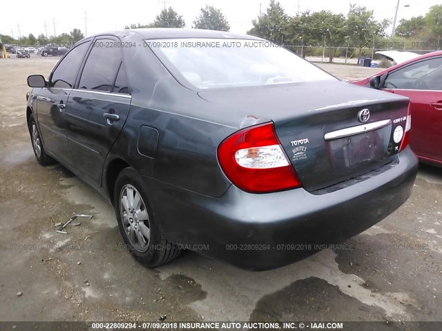 4T1BF32K44U066536 - 2004 TOYOTA CAMRY LE/XLE/SE 绿色 照片 3