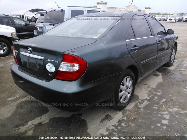 4T1BF32K44U066536 - 2004 TOYOTA CAMRY LE/XLE/SE 绿色 照片 4