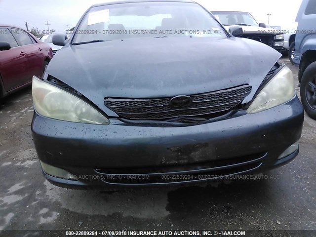 4T1BF32K44U066536 - 2004 TOYOTA CAMRY LE/XLE/SE 绿色 照片 6