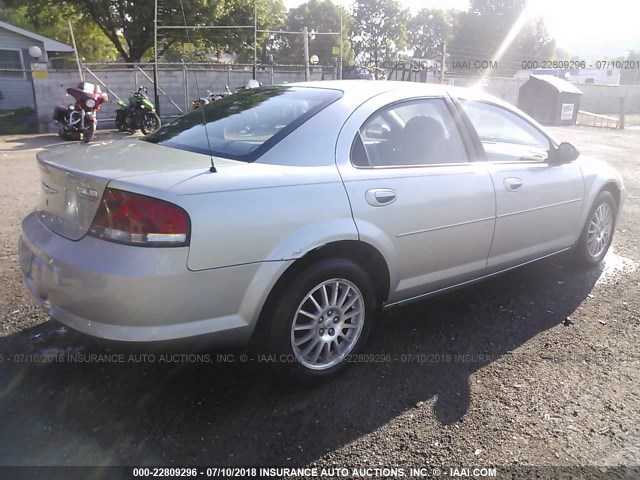 1C3EL56R75N630239 - 2005 CHRYSLER SEBRING TOURING GREEN photo 4